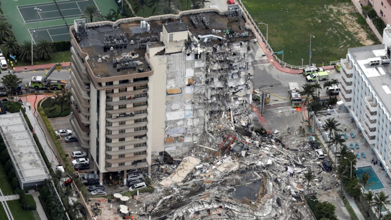 Miami’de Çöken Binada 159 Kişiye Ulaşılamıyor